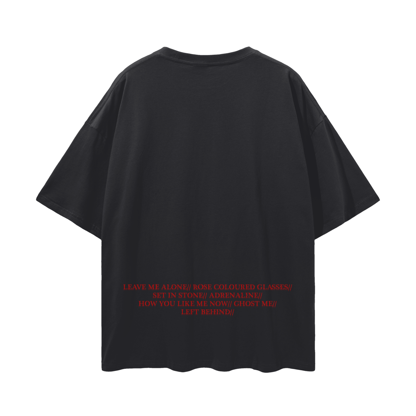 APRIL LIANG "ROSE COLOURED GLASSES" Tracklist Tee